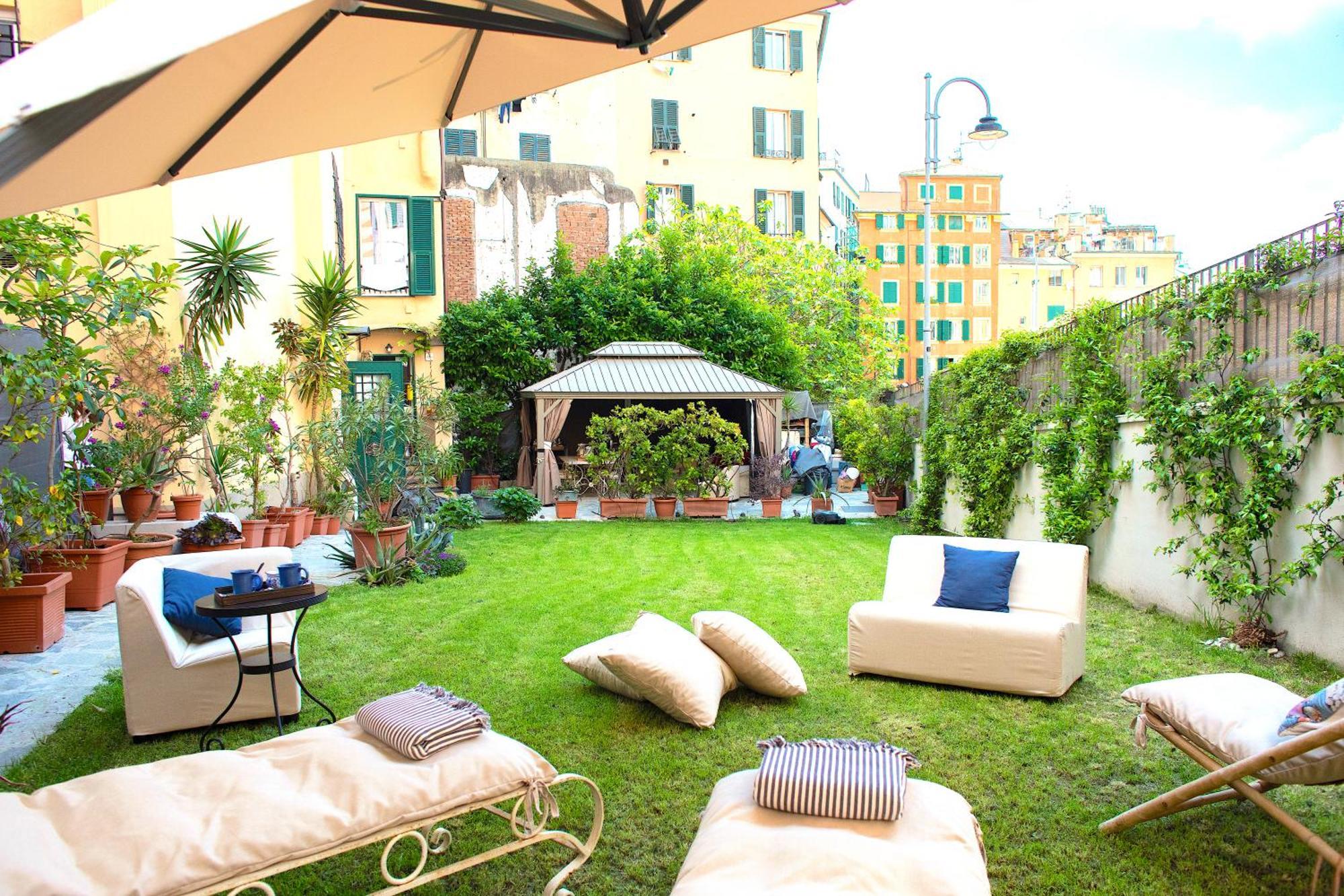 Giardino In Centro Storico -Appartamento Con Giardino, Genova Centro Storico, Acquario Extérieur photo